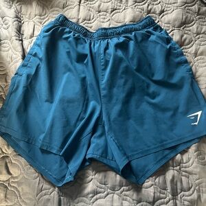 Men's Blue Athletic Shorts